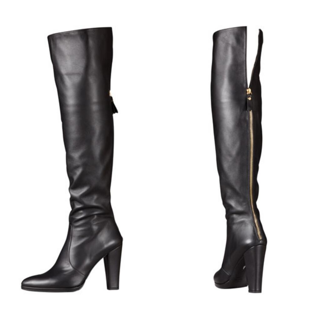 Stuart Weitzman Cuffable Leather Otn Boot - image 2